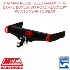 HAYMAN REESE FIT ISUZU D-MAX TF X-BAR 2BOXES OFFROAD RECOVERY POINTS XBAR TOWBAR